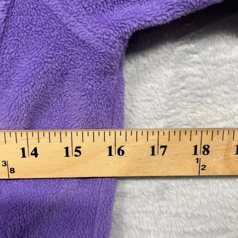 Set Of 2 Columbia Fleece Jacket & Hoodie Kids Size M 10/12 Purple‎ Teal Full Zip